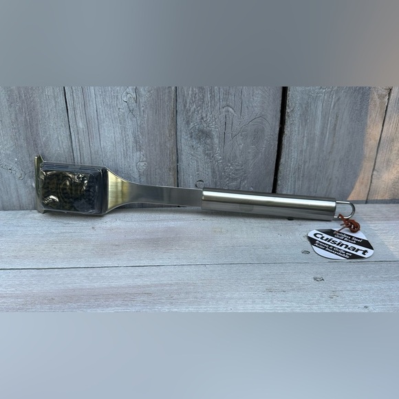 New Cuisinart CCB-5014 BBQ Grill Cleaning Brush & Scraper 16.5" Stainless Steel - Picture 5 of 5